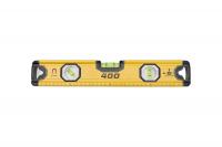 Уровень Alukomtools магнитный 400 мм 3 глазка, 0,5 мм/м, АТ-УС403М